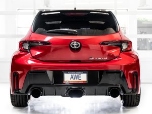 Toyota GR Corolla Performance Exhaust - AWE Tuning - Track Edition - Diamond Black - `23-`27